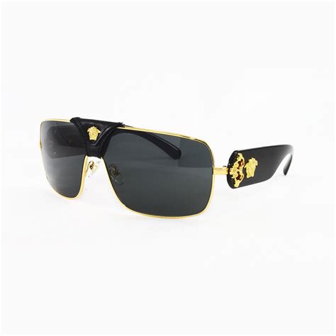 sale versace mens sunglasses|men's Versace sunglasses with gold.